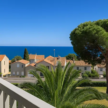 T2 Lumineux Au Racou Avec Piscine Et Parking, 100m De La - - Fr-1-732-7 Apartman